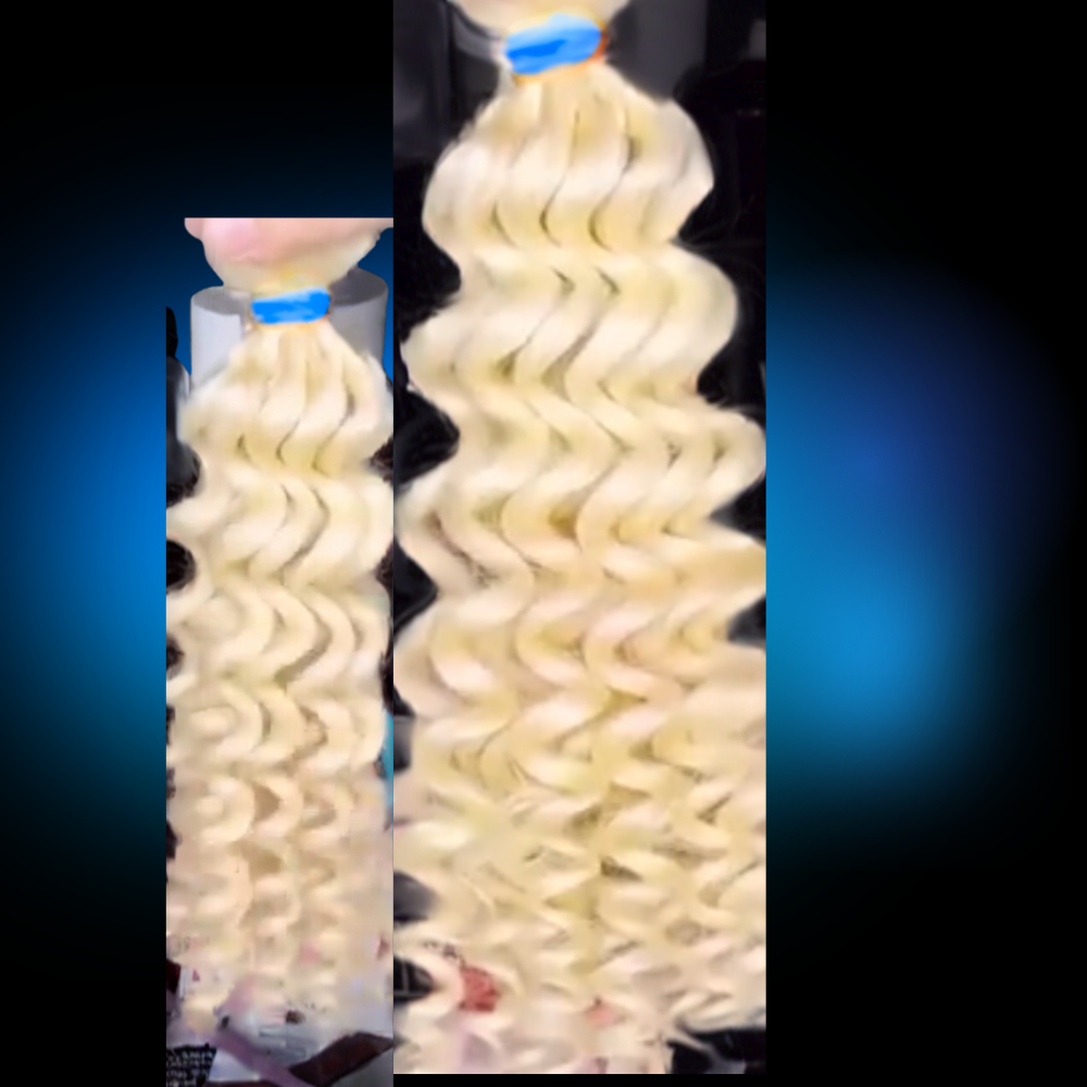 Brazilian Curly Blonde Bundle {Virgin}