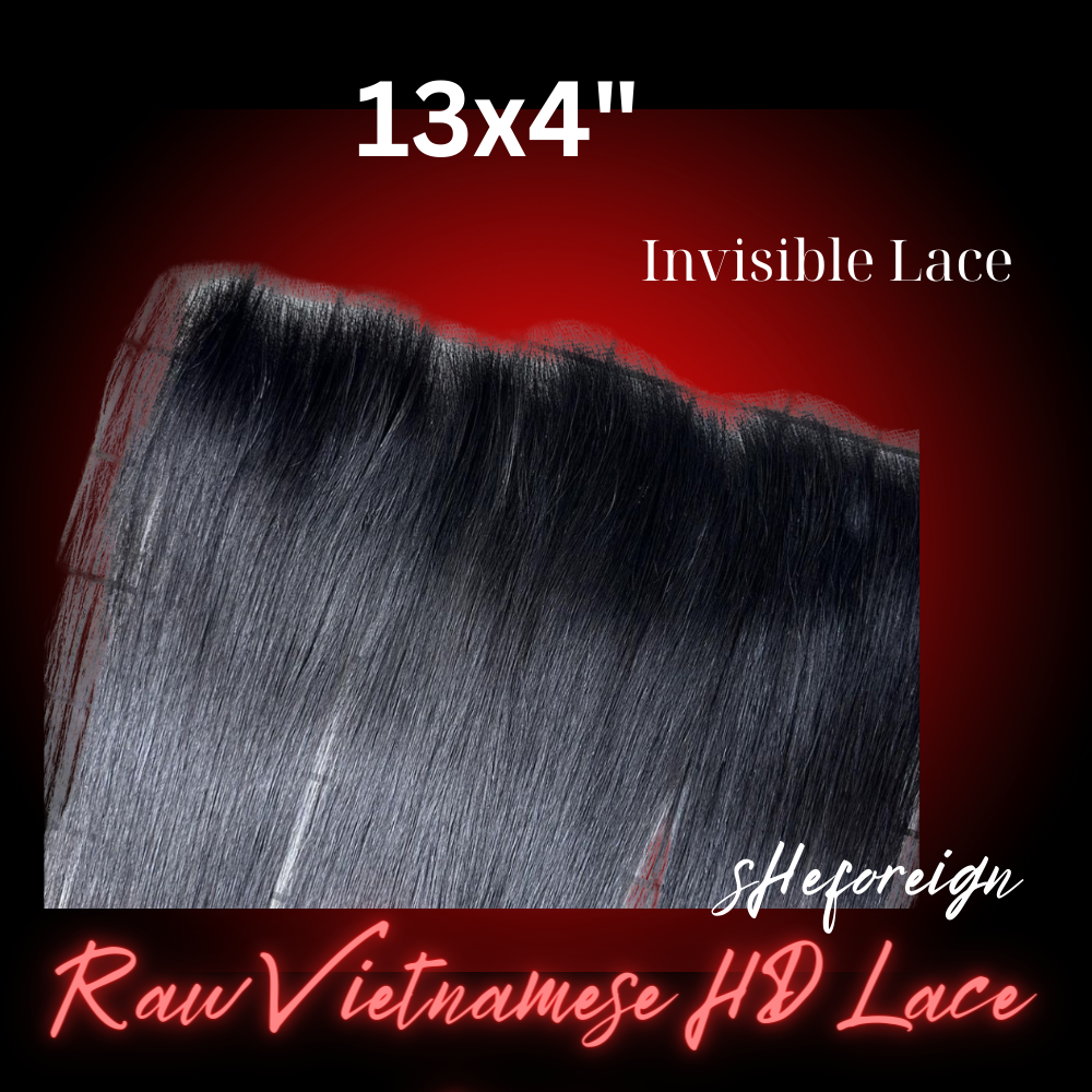 HD Lace Raw Vietnamese Frontal 13x4"